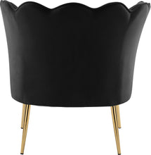 Load image into Gallery viewer, Jester Black Velvet Accent Chair
