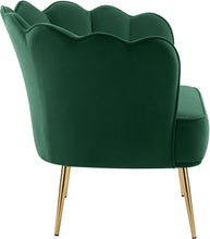 Load image into Gallery viewer, Jester Green Velvet Accent Chair
