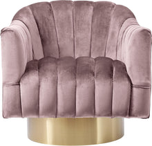 Load image into Gallery viewer, Farrah Pink Velvet Accent Chair
