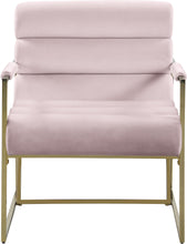 Load image into Gallery viewer, Wayne Pink Velvet Accent Chair
