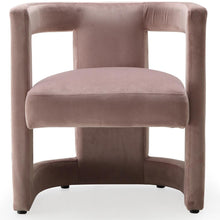 Load image into Gallery viewer, Blair Pink Velvet Accent Chair
