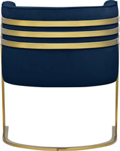 Load image into Gallery viewer, Rays Navy Velvet Accent Chair
