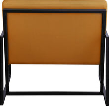 Load image into Gallery viewer, Industry Cognac Faux Leather Accent Chair
