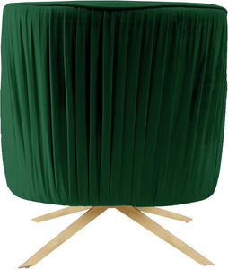 Paloma Green Velvet Accent Chair