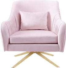 Load image into Gallery viewer, Paloma Pink Velvet Accent Chair
