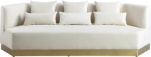 Load image into Gallery viewer, Marquis Cream Velvet Sofa
