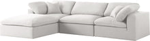 Load image into Gallery viewer, Serene Cream Linen Fabric Deluxe Cloud Modular Sectional
