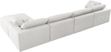 Load image into Gallery viewer, Serene Cream Linen Fabric Deluxe Cloud Modular Sectional
