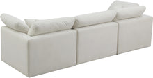 Load image into Gallery viewer, Plush Cream Velvet Standard Cloud Modular Sofa
