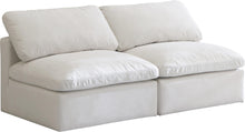 Load image into Gallery viewer, Plush Cream Velvet Standard Cloud Modular Sofa
