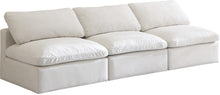 Load image into Gallery viewer, Plush Cream Velvet Standard Cloud Modular Sofa
