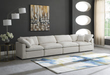 Load image into Gallery viewer, Plush Cream Velvet Standard Cloud Modular Sofa
