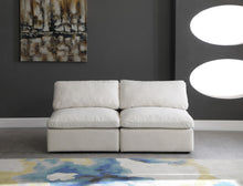 Load image into Gallery viewer, Plush Cream Velvet Standard Cloud Modular Sofa
