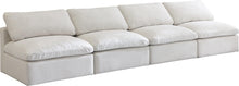 Load image into Gallery viewer, Plush Cream Velvet Standard Cloud Modular Sofa
