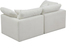 Load image into Gallery viewer, Plush Cream Velvet Standard Cloud Modular Sofa
