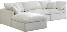 Load image into Gallery viewer, Plush Cream Velvet Standard Cloud Modular Sectional
