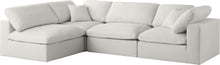 Load image into Gallery viewer, Plush Cream Velvet Standard Cloud Modular Sectional
