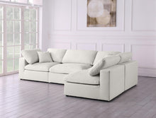 Load image into Gallery viewer, Plush Cream Velvet Standard Cloud Modular Sectional
