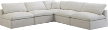 Load image into Gallery viewer, Plush Cream Velvet Standard Cloud Modular Sectional
