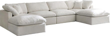 Load image into Gallery viewer, Plush Cream Velvet Standard Cloud Modular Sectional
