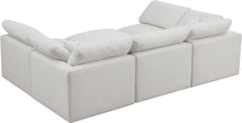 Load image into Gallery viewer, Plush Cream Velvet Standard Cloud Modular Sectional
