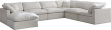 Load image into Gallery viewer, Plush Cream Velvet Standard Cloud Modular Sectional
