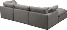 Load image into Gallery viewer, Plush Grey Velvet Standard Cloud Modular Sectional
