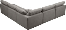 Load image into Gallery viewer, Plush Grey Velvet Standard Cloud Modular Sectional
