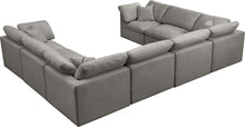 Load image into Gallery viewer, Plush Grey Velvet Standard Cloud Modular Sectional
