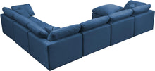 Load image into Gallery viewer, Plush Navy Velvet Standard Cloud Modular Sectional
