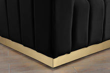 Load image into Gallery viewer, Marlon Black Velvet Sofa
