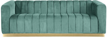 Load image into Gallery viewer, Marlon Mint Velvet Sofa
