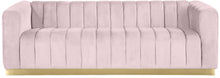 Load image into Gallery viewer, Marlon Pink Velvet Sofa
