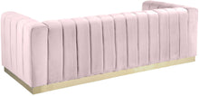 Load image into Gallery viewer, Marlon Pink Velvet Sofa

