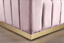 Load image into Gallery viewer, Marlon Pink Velvet Sofa
