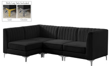 Load image into Gallery viewer, Alina Black Velvet Modular Sectional
