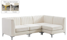 Load image into Gallery viewer, Alina Cream Velvet Modular Sectional
