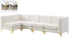 Load image into Gallery viewer, Alina Cream Velvet Modular Sectional
