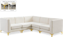 Load image into Gallery viewer, Alina Cream Velvet Modular Sectional
