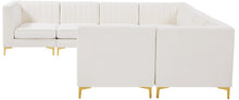 Load image into Gallery viewer, Alina Cream Velvet Modular Sectional
