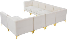 Load image into Gallery viewer, Alina Cream Velvet Modular Sectional
