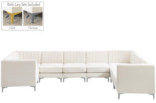 Load image into Gallery viewer, Alina Cream Velvet Modular Sectional
