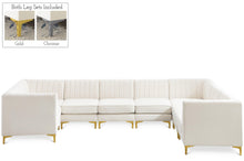 Load image into Gallery viewer, Alina Cream Velvet Modular Sectional
