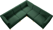 Load image into Gallery viewer, Alina Green Velvet Modular Sectional
