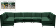 Load image into Gallery viewer, Alina Green Velvet Modular Sectional
