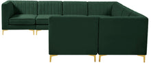 Load image into Gallery viewer, Alina Green Velvet Modular Sectional
