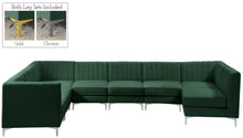 Load image into Gallery viewer, Alina Green Velvet Modular Sectional
