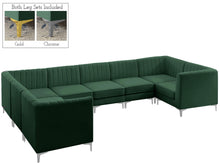 Load image into Gallery viewer, Alina Green Velvet Modular Sectional
