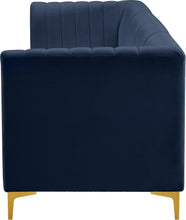 Load image into Gallery viewer, Alina Navy Velvet Modular Sofa
