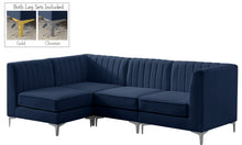 Load image into Gallery viewer, Alina Navy Velvet Modular Sectional
